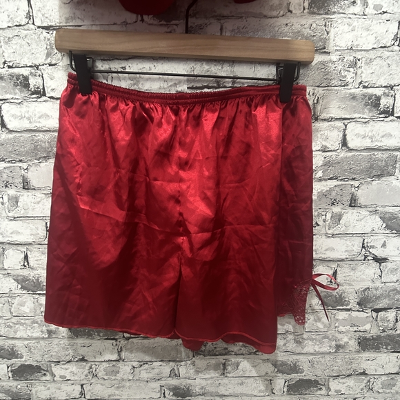 EUC Women's Scarlet Lace Chemise Pajama Set Size XXL - Picture 5 of 16